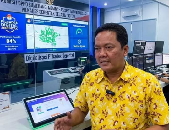 Komisi I DPRD Sumedang Bahas Sistim Digitalisasi Pilkades Sumedang Terkini